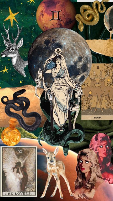 Moon in Mrigashira Dedication #vedic #vedicastrology #gemini #moon #mars #deer #snake #celestial #astrology #green #thelovers #highpriestess #tarot Gemini Color, Gemini Moon, Moon Zodiac, Moon Astrology, Taurus Moon, Gemini Life, Gemini Season, Virgo Moon, Zodiac Tattoos