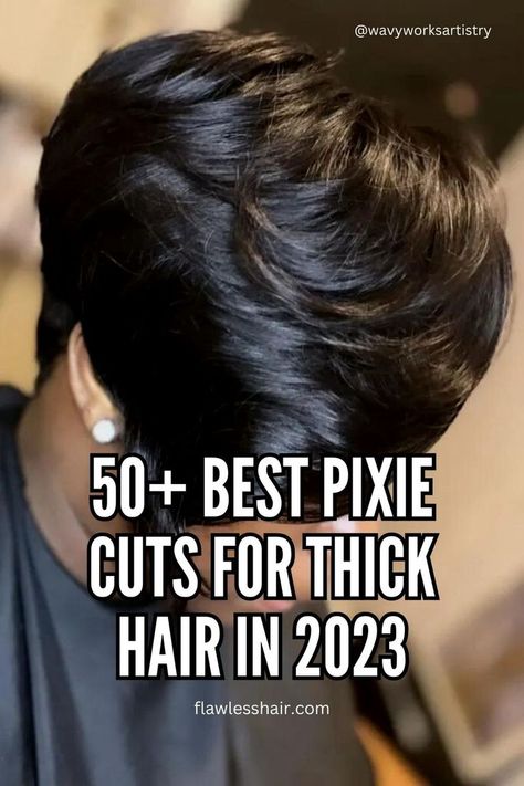 Best Pixie Cuts for Thick Hair, Short Pixie Haircuts for Thick Hair, Stylish Thick Hair Pixie, Edgy Pixie Cut Variations. Curly Hairstyles Back To School, Thick Volume Hair, School Hairstyles Braids, Back To School Hairstyles Braids, Pixie Cut Wavy Hair, Thick Hair Bangs, Summer Curly Hairstyles, Pixie Cuts For Thick Hair, Wavy Pixie Haircut