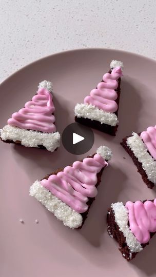 88K views · 391 shares | pink santa hat brownies • • • • • • • • • • • • Coquette Style Romantic Style Princesscore Just Girly Things Lanacore Dollette Cottagecore Pink Christmas Shabby Chic Aesthetic Baking Pinterest Baking #holidaybaking #holidaytreats #pinterestrecipe #baking #santahat #brownies #christmasbaking #christmastreats #pinkchristmas #pinkmas #romanticizeyourlife #pinterestinspired #pinterestaesthetic #coquetteaesthetic #dolletteaesthetic #coquette #dollette #coquettefashion #hyperfeminine #romanticstyle #vintagestyle #lanadelrey | Haley Mae | Ariana Grande · Santa Tell Me Pinterest Baking, Santa Hat Brownies, Christmas Shabby Chic, Santa Tell Me, Aesthetic Baking, Pink Santa Hat, Cottagecore Pink, Shabby Chic Aesthetic, Christmas Brownies