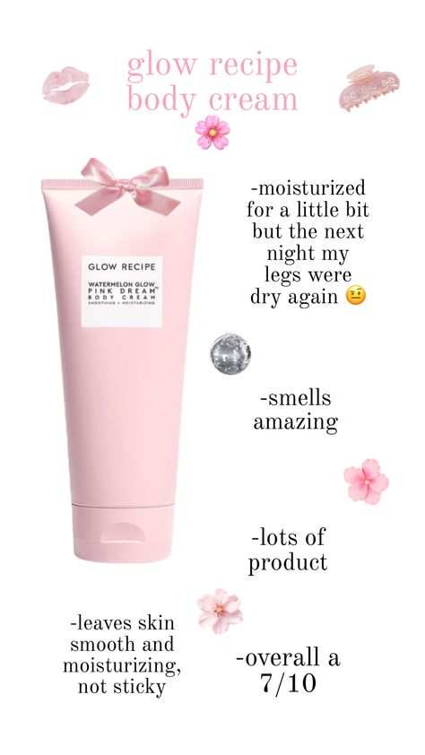 glow recipe body cream lotion review! #mine #product #glowrecipe #lotion #sephora #useful #review Glow Recipe, Body Lotion Cream, Cream Lotion, Smells Amazing, Body Skin, Smooth Skin, Body Cream, Body Lotion, Sephora