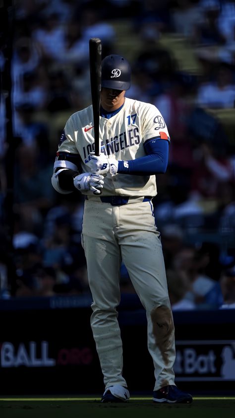 Shohei Ohtani Dodgers, Ohtani Shohei Wallpaper, Shohei Ohtani Wallpaper, Baseball Wallpaper, Mlb Wallpaper, Baseball Photography, Ohtani Shohei, Baseball Pictures, Baseball Boys