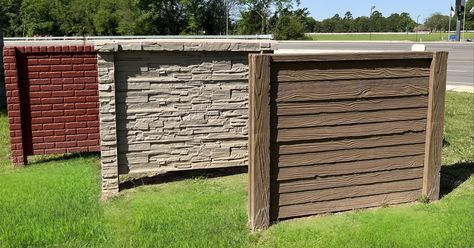 Precast Concrete Fence | Precast Fencing | Hilltop Concrete Precast Concrete Fence, Concrete Fence Ideas, Concrete Fence Panels, Concrete Fence Wall, Concrete Yard, Fence Boards, Concrete Panel, Concrete Fence, Futuristic Home