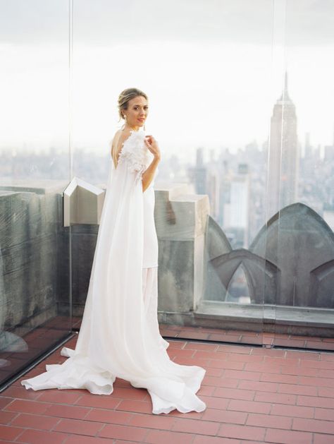 Chic Modern Inspiration with Wild Florals at the Top of the Rock Rock Bride, City Wedding Photos, Modern Inspiration, Rock Wedding, Manhattan Skyline, Skyline View, Rockefeller Center, City Wedding, At The Top