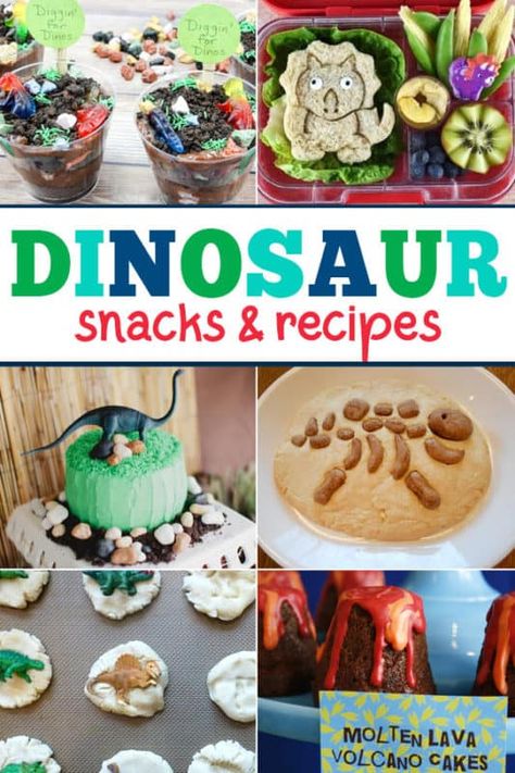 Dinosaur Snacks For Kids, Dinosaur Themed Charcuterie Board, Dinosaur Waffles, Dinosaur Themed Snacks, Dinosaur Snacks For Party, Dinosaur Recipes, Dino Themed Food, Dino Snacks, Paleontologist Party