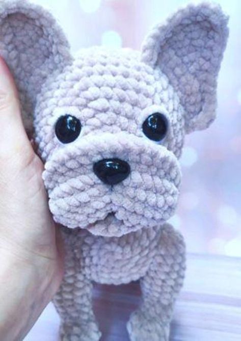 Crochet pattern french bulldog, Amigurumi dog pattern, Crochet patteern stuffed dog, English pattern amigurumi pdf French Bulldog Amigurumi, Crochet French Bulldog, Amigurumi Puppy, Dog Crochet Pattern, Puppy Pattern, Amigurumi Dog, Teddy Bear Dog, Dog Crochet, Crochet Dog Patterns