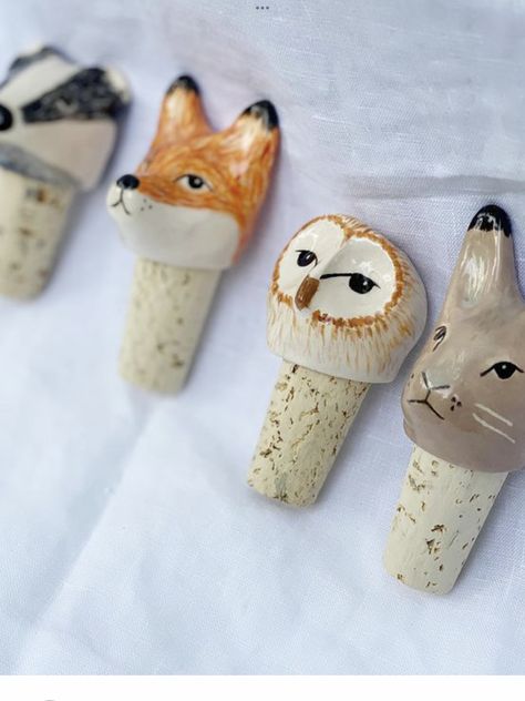 Cement Projects, Pottery Inspo, Diy Ceramic, Clay Inspiration, Ceramics Ideas Pottery, Diy Clay Crafts, Wine Stoppers, Pottery Ideas, Clay Ceramics