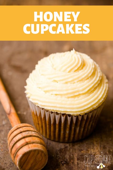 Honey Buttercream Frosting, Honey Buttercream, Honey Cupcakes, Frost Cupcakes, Honey Cake Recipe, Easy Frosting, Frosting Recipes Easy, Baking With Honey, Honey Cake