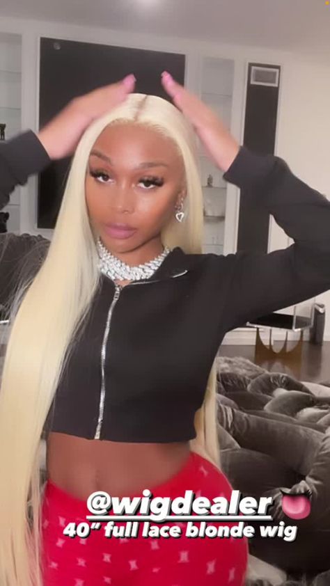 Jayda Wayda Colored Hair, Fire Hairstyles, Jayda Wayda Outfit, Trap Aesthetic, Blonde Weave, Jayda Cheaves, Jayda Wayda, Wig Colors, Colour Hair