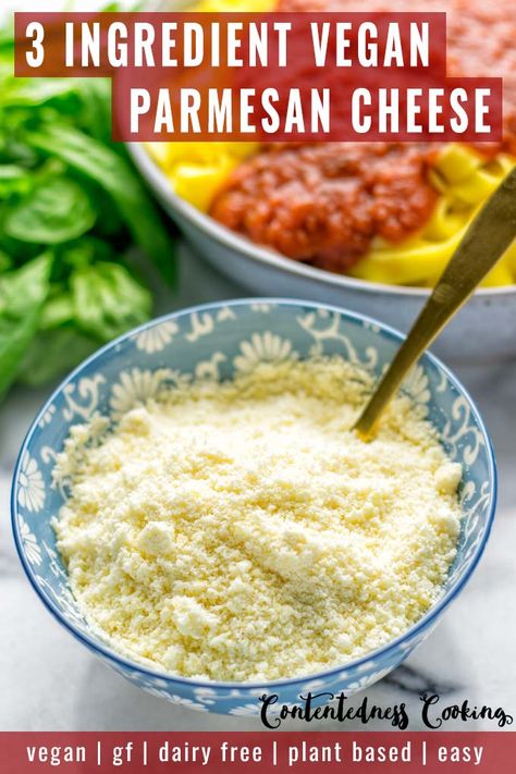 Contentedness Cooking, Pasta Casseroles, Aquafaba Recipes, Recipes With Parmesan Cheese, Vegan Cheese Recipes, Vegan Substitutes, Vegan Parmesan Cheese, Meatless Recipes, Plant Based Diet Recipes