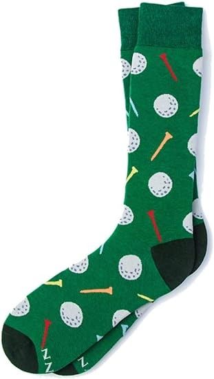 Men's Golf Balls & Tees Birdie Golfing Golfer Sports Novelty Dress Crew Socks (Green) at Amazon Men’s Clothing store Golf Balls, Athletic Socks, Mens Golf, Golf Ball, Birdy, Crew Socks, Clothing Store, Christmas Stockings, Stockings