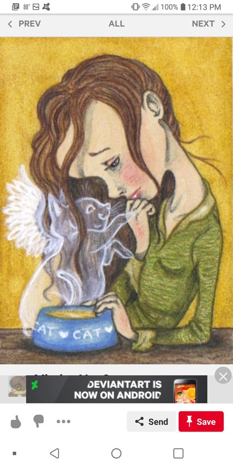 Gato Angel, Cat Loss, Pet Remembrance, Angel Cat, Cat Memorial, Losing A Pet, Pet Loss, Colored Pencil, Crazy Cat Lady