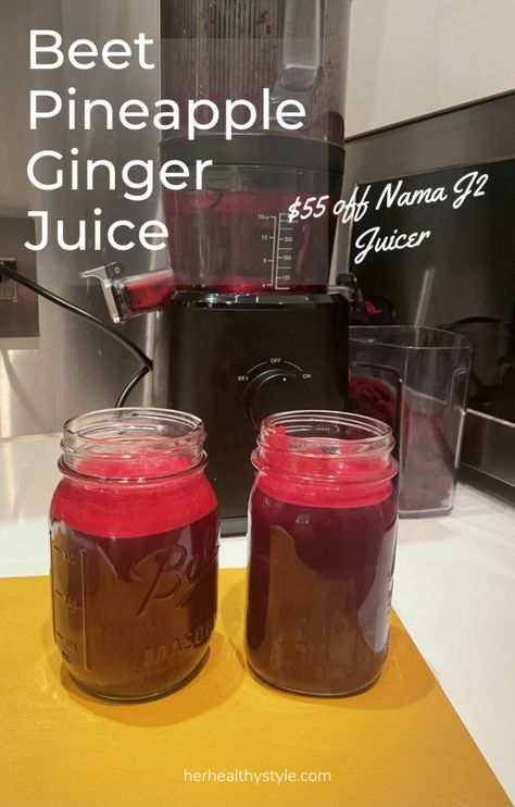 Beet And Ginger Juice, Ginger Beet Juice, Beet Ginger Juice, Pineapple Beet Juice, Yellow Juice Recipes, Beet Shots Recipe, Beet Pineapple Juice Recipe, Beet Juice Shots, Beetroot Shots