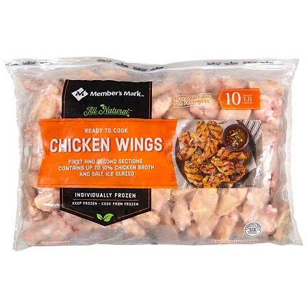 Member's Mark Ready to Cook Chicken Wings, Frozen (10 lbs.) - Sam's Club Bone In Chicken Wings, Orange Glazed Chicken, Glazed Chicken Wings, Frozen Chicken Wings, Wings Recipe Buffalo, Frozen Appetizers, Cooking Frozen Chicken, Picnic Outdoor, Tiny Room