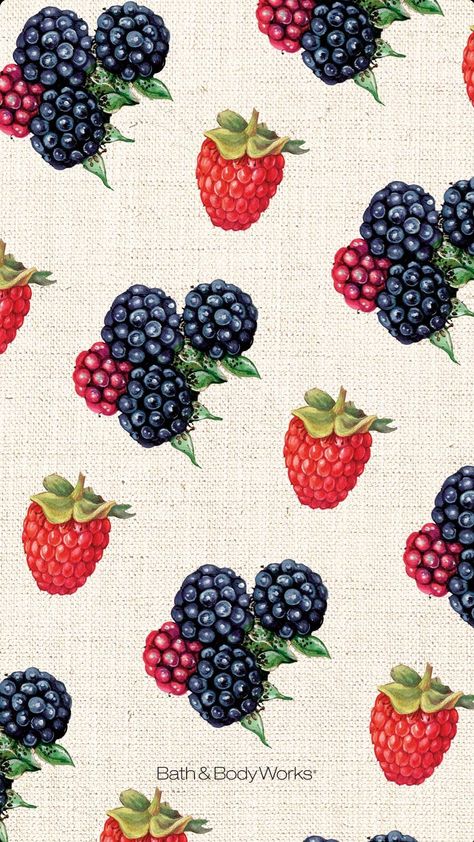 Dark Fruit Wallpaper, Berry Wallpaper, Wallpaper Coquette, Summer Wallpapers, Coquette Fashion, Cute Summer Wallpapers, Fruit Wallpaper, 1 Aesthetic, Plain Wallpaper