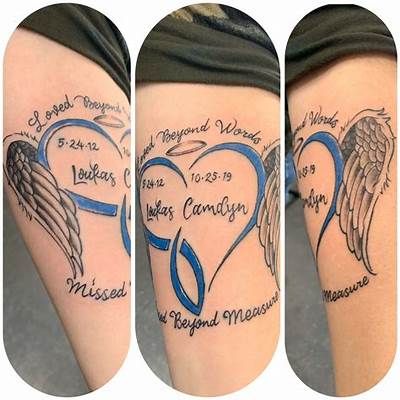 Memorial tattoo for my son | Tattoo for son, Tattoo for my son ... Memorial Tattoos Son, Tattoos For Your Son, Tattoos For Son, Tattoo For My Son, Baby Memorial Tattoos, Son Tattoos, Memorial Tattoo Quotes, Memorial Tattoo Designs, Small Wave Tattoo