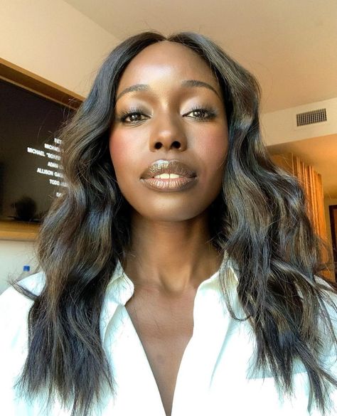 Anna Diop Starfire, Kory Anders, Anna Diop, The Fifth Wave, Marauders Fancasts, Alien Superstar, Makeup Ideas Eyeliner, Best Hair Brush, Performance Hairstyles