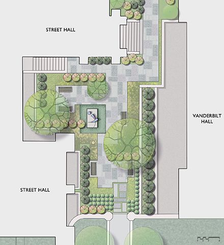 Pocket Park: Yale University Art Gallery Sculpture Garden Park Design Plan, Parking Plan, Design De Configuration, Yale University Art Gallery, Landscape Park, Landscape Architecture Plan, Landscape Design Drawings, Landscape Architecture Drawing, Pocket Park