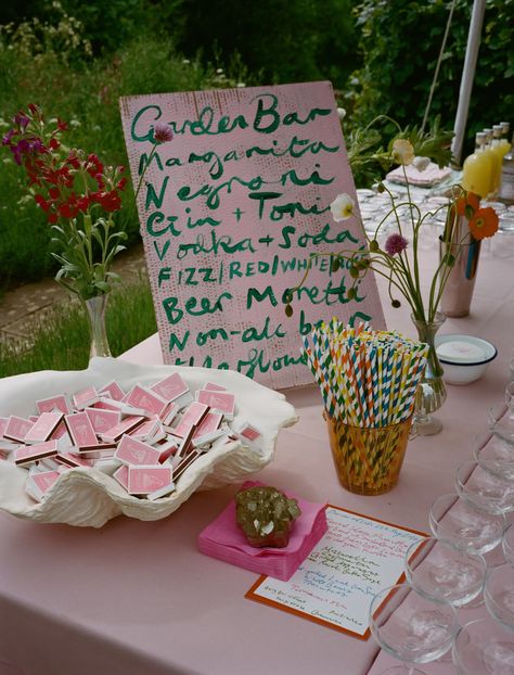 Luke Edward Hall, Edward Hall, Rainbow Candle, Trend Forecast, English Wedding, Countryside Wedding, Relaxed Wedding, Garden Party Wedding, Garden Bar