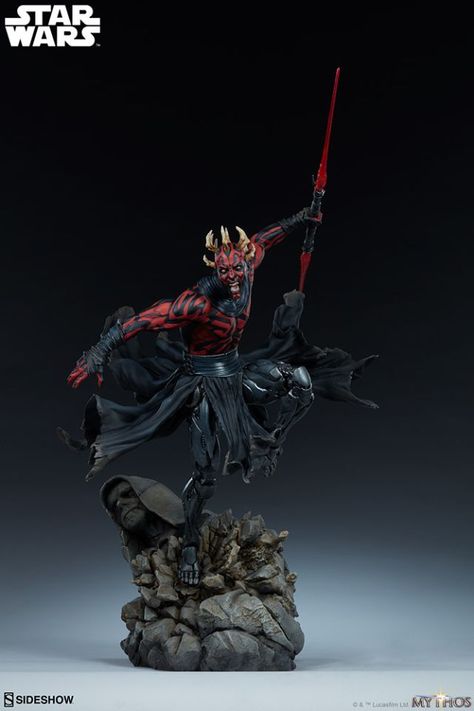 Sideshow Collectibles Statues, Red Lightsaber, Scott Campbell, Star Wars Figures, Darth Maul, Sideshow Collectibles, Star Wars Collection, Star Wars Darth, Geek Culture