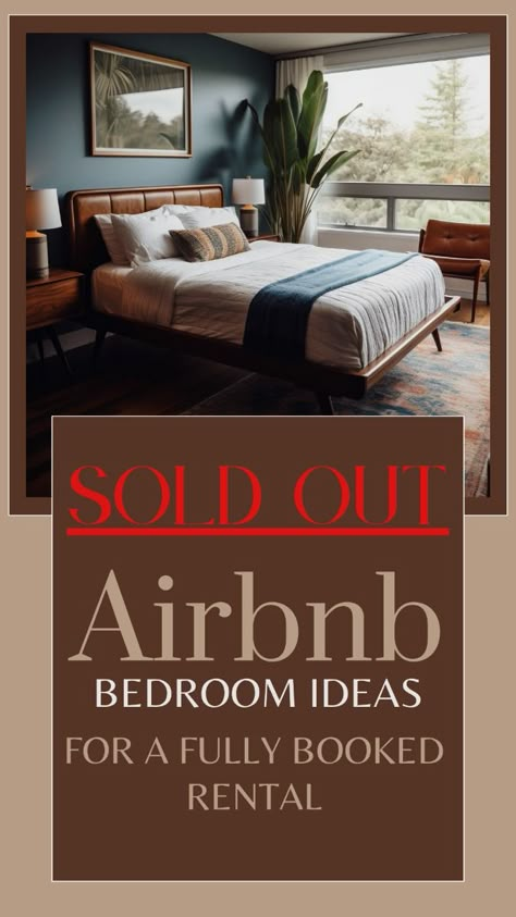 The list in this article was sooo helpful in deciding what I really needed for the Airbnb bedroom! Airbnb Suite Ideas, Mountain Airbnb Interior, Cute Airbnb Rooms, Beds For Air Bnb, Cool Airbnb Decor Ideas, B&b Decorating Ideas, Themes For Airbnb, Airbnb Rooms Ideas, Modern Airbnb Design