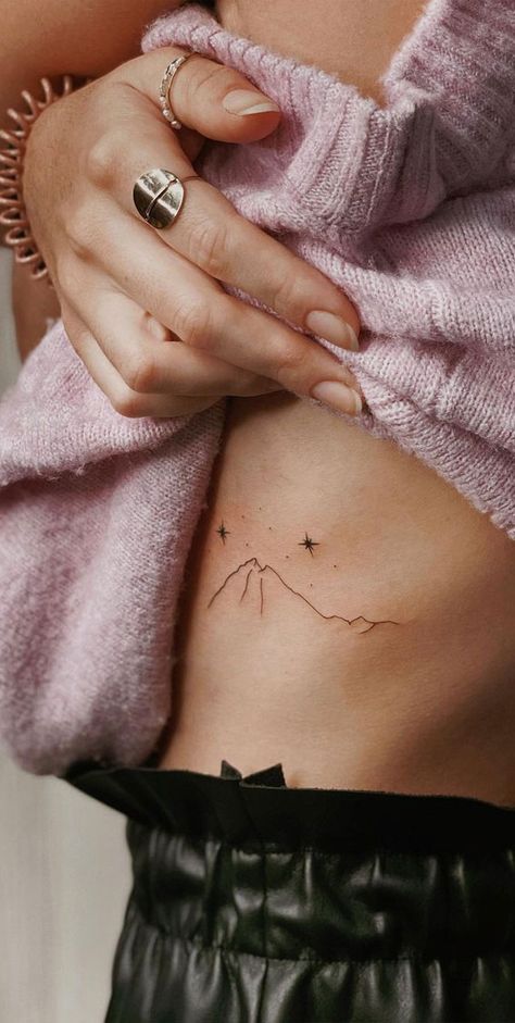 75 Unique Small Tattoo Designs & Ideas : Adventure Tattoo I Take You | Wedding Readings | Wedding Ideas | Wedding Dresses | Wedding Theme Tattoo Ideas For Women Arm, Small Tattoo Ideas Unique, Best Female Tattoos, Mountain Tattoos, Adventure Tattoo, Unique Small Tattoo, Explore Tattoo, Best Tattoos For Women, Mountain Tattoo