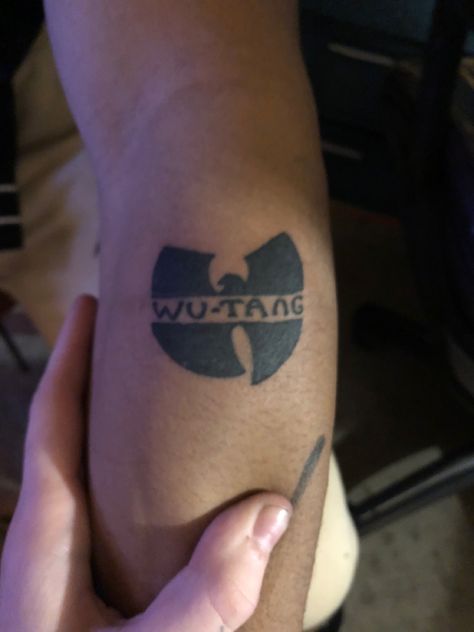 Wu Tang Tattoo, Small Tattoos For Guys, Wu Tang, Cute Tattoos, Tattoos And Piercings, I Tattoo, Jesus Fish Tattoo, Small Tattoos, Tattoos For Guys