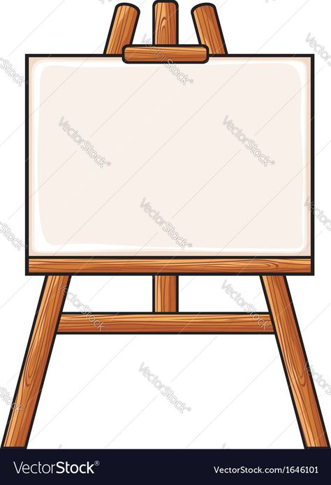 Art Themed Party, Wooden Easel, Blank Canvas, Transparent Png, Mirror Table, Png Images, Adobe Illustrator, Party Themes, Vector Free