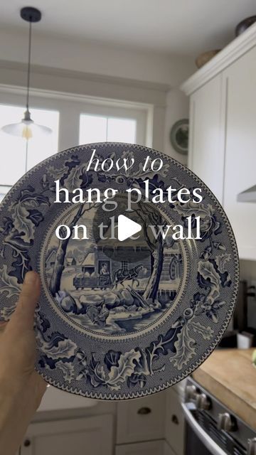 Grace Ellen on Instagram: "Easy, pretty, versatile decor!

I love these plate holders - I just linked them in my story and also in my bio! 🤍  I use little nails and just hammer them into the wall and hang the plate on it. Just make sure you use the right size hanger for your plate! 

#cottagecoreaesthetic #cozyfarmhouse #vintagefarmhousestyle #collectedhome #lovewhereyoudwell #cozyvintagelife #cozycottagefarmhouse #myantiquedhome #simplestylehome #kitchendecor" Plate Display Ideas, Wall Plate Holder, Vintage Farmhouse Style, Plate Hangers, Cottage Core Aesthetic, Cottage Farmhouse, Cozy Farmhouse, Plate Display, Plate Holder