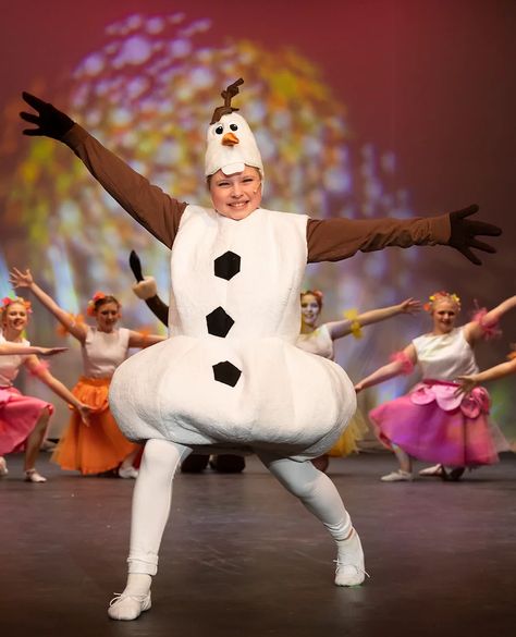 Frozen JR | treehouse-costumes Frozen Costume Diy, Olaf Frozen Costume, Sven Costume, Frozen Backdrop, Frozen Jr, Frozen Musical, Olaf Costume, Theatre Backdrops, Theatre Outfit