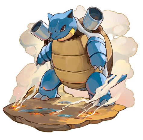 Blastoise Wallpapers, Blastoise Drawing, Blastoise Tattoo, Pokémon Blastoise, Blastoise Art, Pokemon Vs Digimon, Pokemon Blastoise, 151 Pokemon, Pokemon Painting