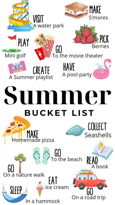 Summer Bucket List 2024 Kids, Summer Bucket List 2024 Ideas, Summer Bucket List Poster, Summer Bucket List 2020, Summer Bucket List 2024, Summer Bucket List Aesthetic, Summer Bucket List For Kids, Kids Summer Schedule, Fun Summer Ideas