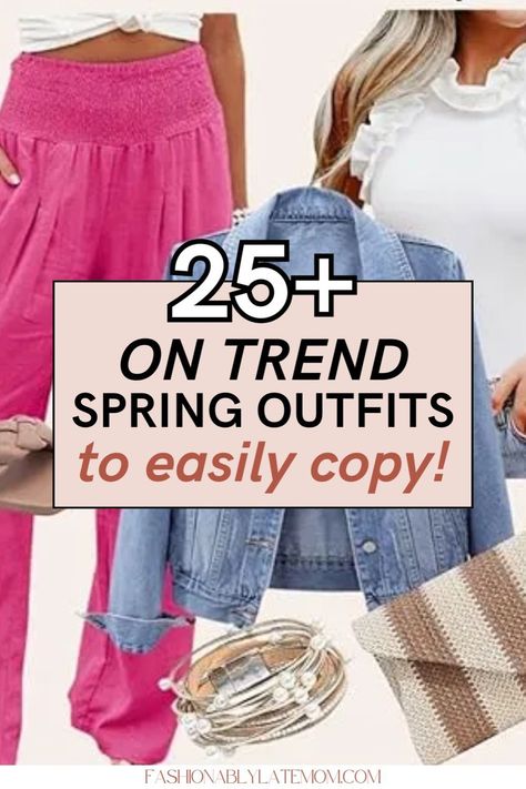 Stay ahead of the style curve with trendy Women's Spring Outfit ideas you’ll love. This guide blends Women's Fashion essentials with Seasonal Fashion favorites to help you craft versatile and stylish looks for spring. Casual Spring Looks, Outfit Ideas From Amazon, Womens Spring Fashion Outfits, Women's Style Tips, Spring Vacation Outfits, Spring Outfit Idea, Looks For Spring, Occasion Outfit, Fashionably Late