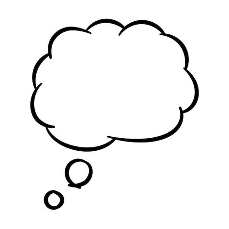 Free vector doodle cloud thought bubble | Free Vector #Freepik #freevector #bubble #message #thinking #thought Thinking Doodle, Thinking Bubble, Cloud Doodle, Bubble Message, Message Bubble, Cloud Bubble, Thought Cloud, Bubble Speech, Bubble Drawing