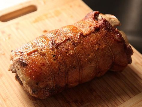 The Food Lab: How To Make The Ultimate Turducken Turducken Recipe, Thanksgiving Roast, Moist Chicken, Turkey Meat, Chicken Rolls, Small Chicken, Food Lab, Holiday Meals, Turkey Breast