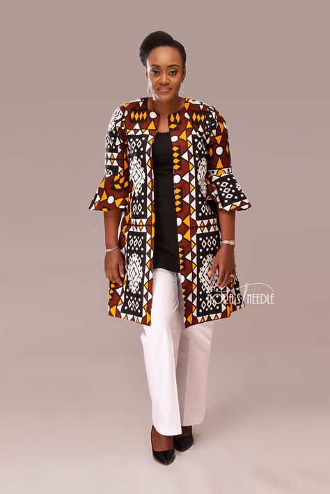 African Print Long Jackets For Women, Ankara Throw Ons For Women, African Print Jackets For Women, African Jackets For Women, Ankara Kimono Jacket, African Print Jacket, Ankara Kimono, Kitenge Fashion, Jacket Dresses