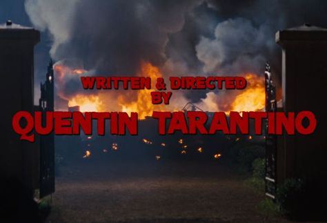 Written And Directed By Quentin, Directed By Quentin Tarantino, Tarantino Films, Django Unchained, Movie Shots, Kill Bill, Title Design, Title Card, Movie Titles