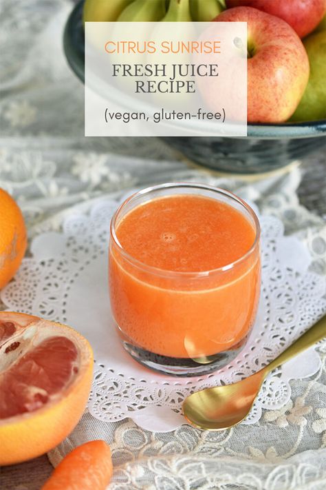 Citrus Juice Recipes, Citrus Juicer Recipes, Omega Juicer, Vegan Beverages, Clean Smoothies, Fresh Juice Recipes, Gluten Free Smoothie, Raw Breakfast, Vegan Drinks Recipes