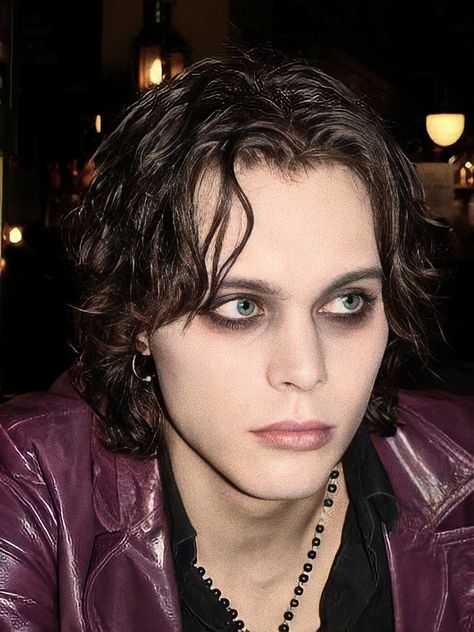 him ~ ville valo Ville Valo, A Man, My Pictures, Purple, Hair, On Instagram, Instagram, Black