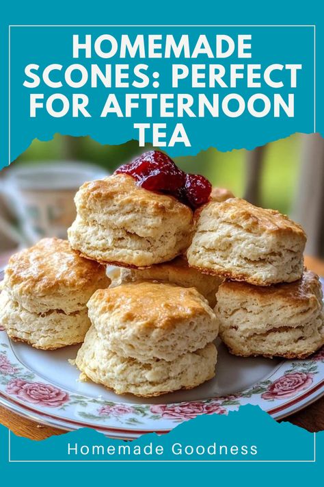 Bake up a batch of these homemade scones for the perfect afternoon snack! Light, buttery, and oh-so-delicious. 🍓 #TeaTimeScones #SconeBaking #HomemadeGoodness #AfternoonTreats Homemade Afternoon Tea, Scone Recipes, Banana Fritters, Homemade Scones, Afternoon Snack, Tea Time Snacks, English Tea, Scone Recipe, Afternoon Snacks