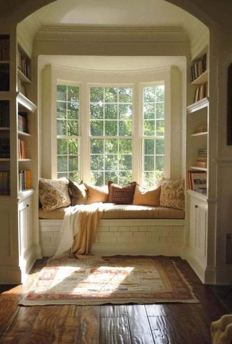 Reading Nook Ideas, Nook Ideas, Dream Life House, Dream House Rooms, Style Deco, Dream Apartment, Dream House Interior, House Room, Dream House Plans