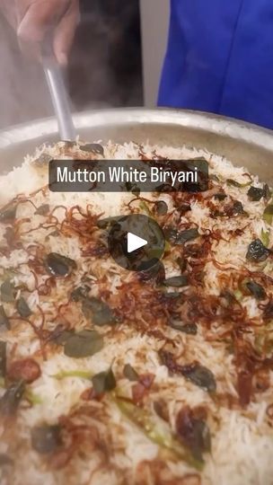 7.2K views · 4.7K reactions | Mutton White Biryani Recipe!! #recipe save the reel and Share it 🫰🏻 | Me-Tabbu | cookpro6 · Original audio Mutton Biryani Recipe, Mutton Biryani, Mutton Recipes, Pakistani Food, Biryani Recipe, Cooking Videos, Biryani, Rice Recipes, Rice