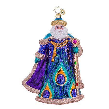 Peacock Lamps, Purple Santa, Radko Christmas Ornaments, Peacock Ornaments, Peacock Christmas, Christopher Radko Ornaments, Radko Ornaments, Peacock Decor, Glass Ball Ornaments