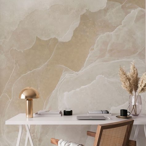 Photowall on Instagram: “Sandy soft hues 🐚 Many of us are dreaming away to more sunnier places at the moment and what wouldn't be better than decorating your home…” Wall Wallpapers, Stone Wallpaper, Bathroom Inspiration Decor, Popular Wallpaper, Accent Wallpaper, Wood Tile, 3d Wall, Of Wallpaper, Perfect Wallpaper