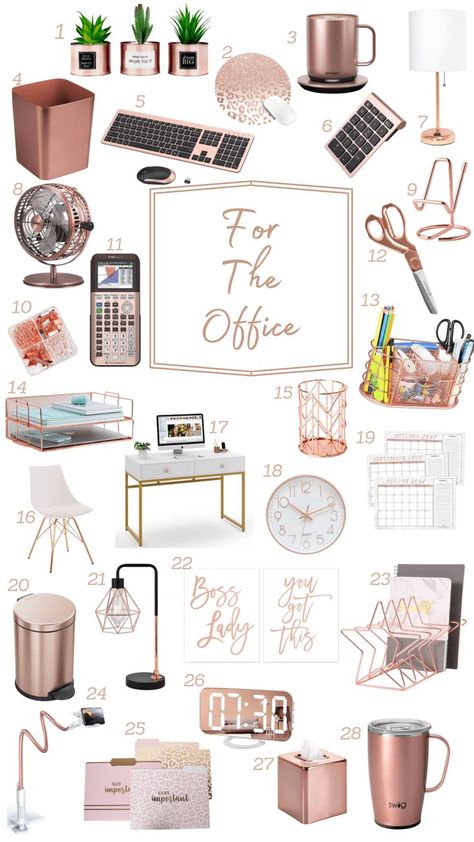 Cute Ways To Decorate Your Cubicle Office Ideas, Cute Desk Setup Office Ideas, Pretty Office Space At Work, Pretty Desk Ideas, Relaxing Home Office Space Ideas, Chic Office Decor Workspaces, Boho Office Desk Decor For Work, Cute Office Decor For Work Cubicle, Girly Office Ideas Workspaces