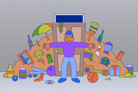 The best way to get rid of all the clutter you don’t need — The Verge Remove Clutter, David Green, Buy Nothing, Declutter Your Life, My Apartment, Salvation Army, Green Cards, Facebook Marketplace, My Bed