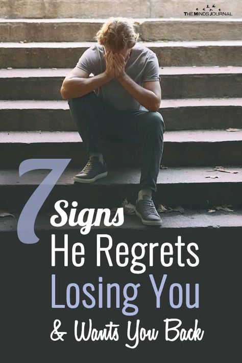 The post-breakup phase is traumatic, there are trillions of questions that run in your head, out of which one is: Whether he regrets losing you? If he does, he is probably showing you these signs https://themindsjournal.com/signs-he-regrets-losing-you/ Make Him Chase You, Want You Back, Strong Words, After Break Up, Happy Relationships, When You Love, Real Life Stories, Love You Forever, Your Man