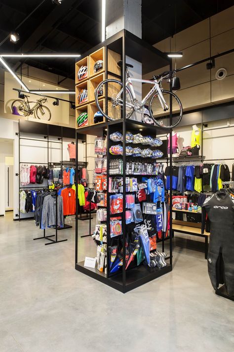 Bike Shop Interior Design, Bike Room Design, Simple Bike, Cycle Store, Bicycle Stand, Bmx Shop, Bike Equipment, Bike Room, Bicycle Store