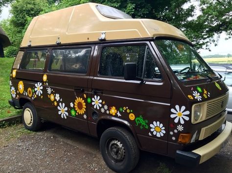 Combi Hippie, Vw Minibus, Westfalia Camper, Vw Westfalia, Hippie Car, Car Deco, Combi Volkswagen, Combi Vw, Van Car