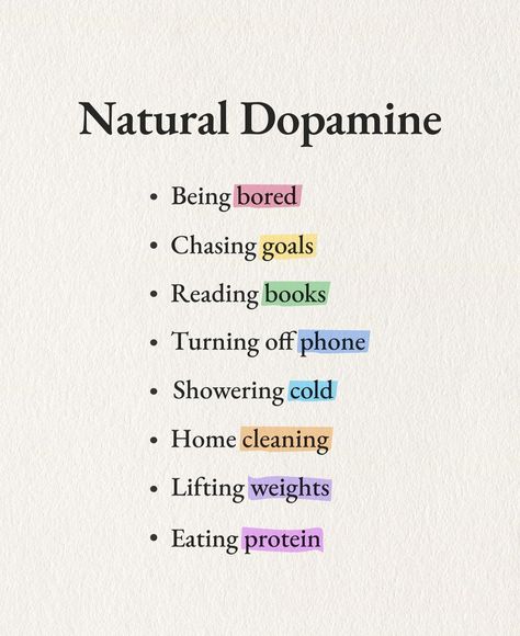 Ways To Get Dopamine, Dopamine Quote, Natural Dopamine, Journal Inspiration Writing, Self Care Bullet Journal, Insightful Quotes, Men’s Health, Neurology, Financial Tips