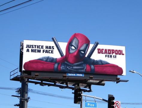 Deadpool movie billboard Movie Billboard, Billboards Advertising, Deadpool 2 Movie, Mobile Shop Design, Out Of Home Advertising, Deadpool Movie, Deadpool Marvel, Deadpool 2, Billboard Advertising